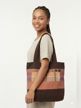 Sak Saum For Freedom Canvas Tote NWT